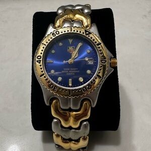 Vintage TAG Heuer 3000 Series Sports Elegance Watch 300M Blue Dial